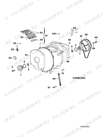 Взрыв-схема стиральной машины Carma CTL12E - Схема узла Functional parts 267